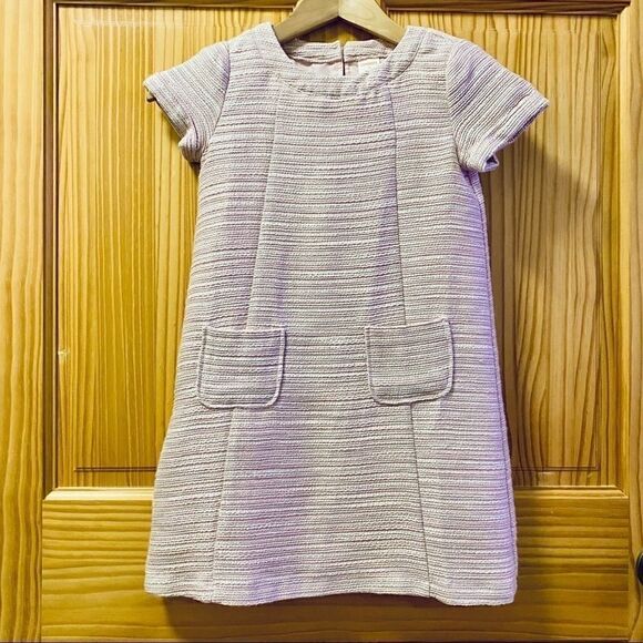 Gymboree mod retro pink white flowy A line dress - Picture 1 of 9